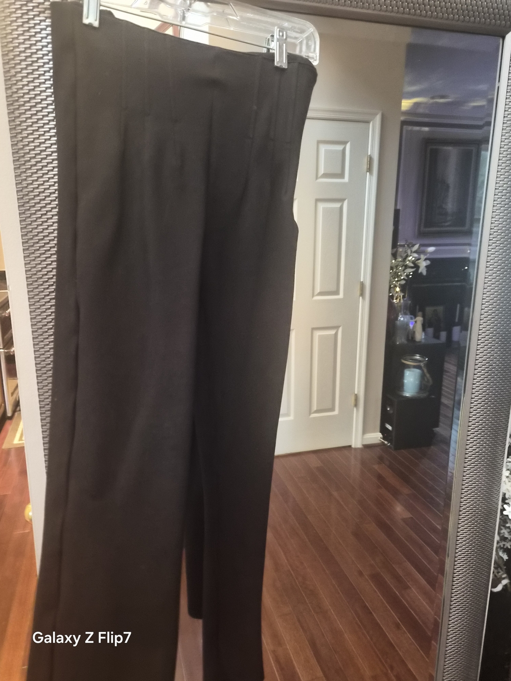 Zara Black Wide-Leg Women's Dress Pants